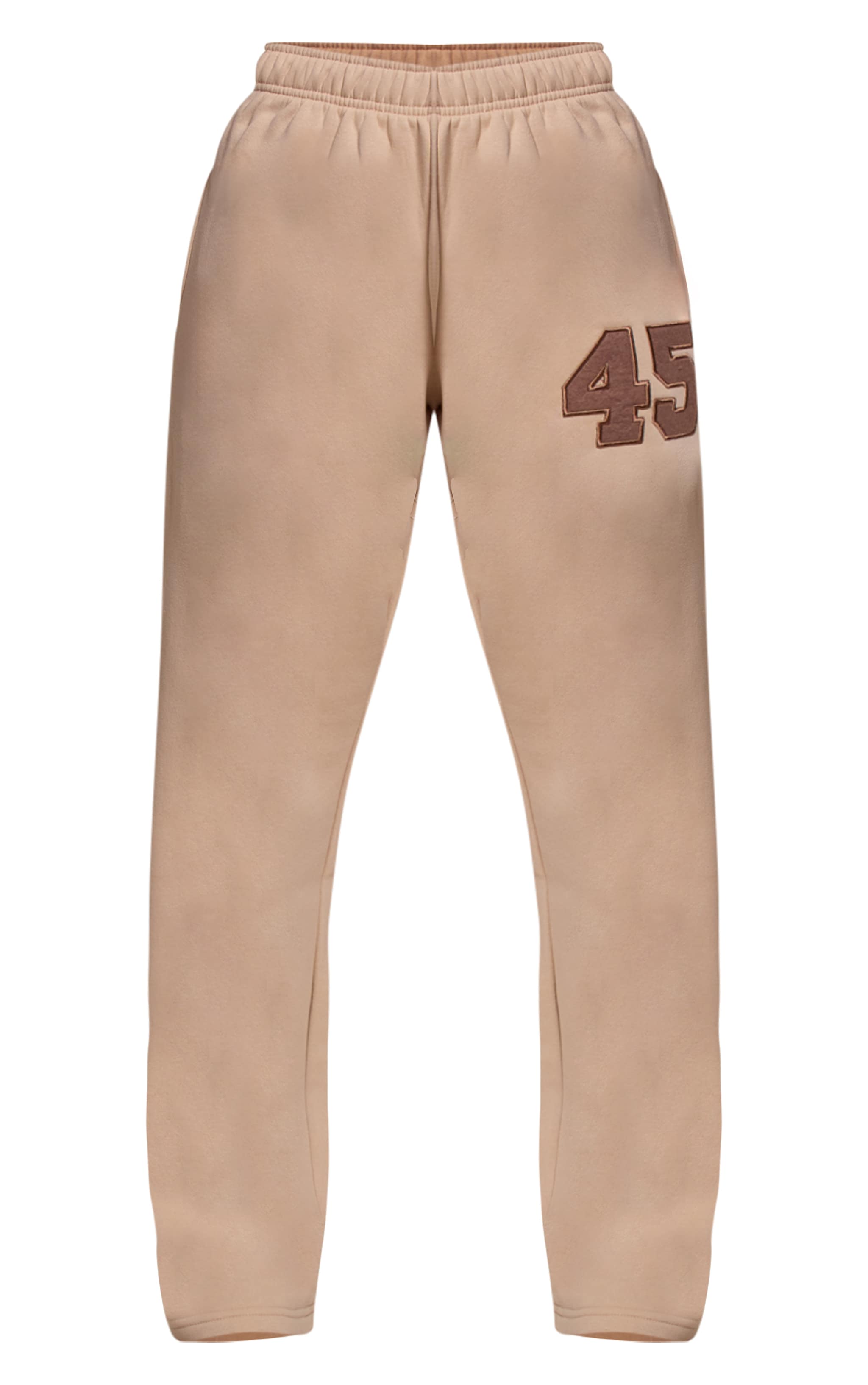 Stone Embroidered 45 Graphic Wide Leg Track Pants image 5