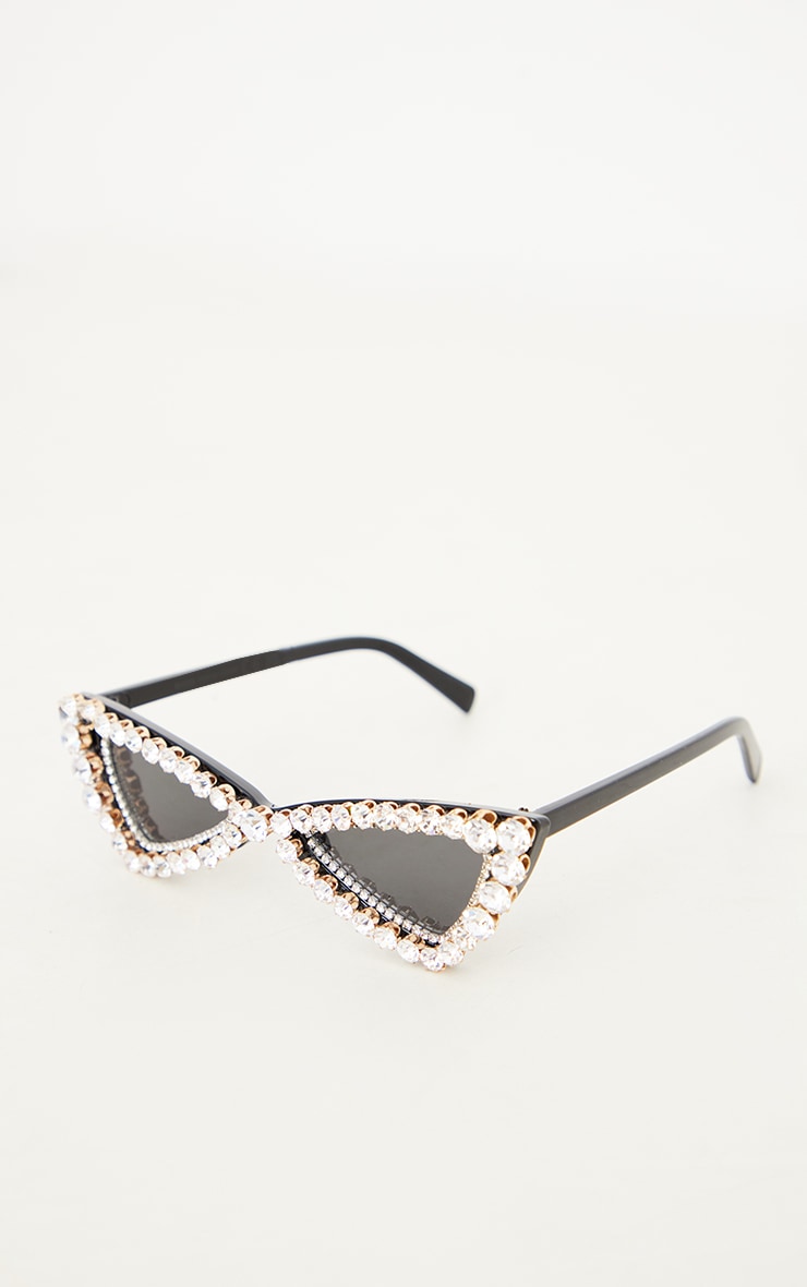 Black diamante sunglasses Clearance