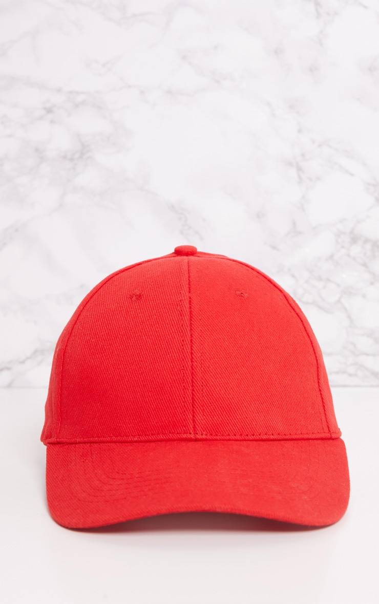 Red Baseball Cap Red Baseball Cap PrettyLittleThing