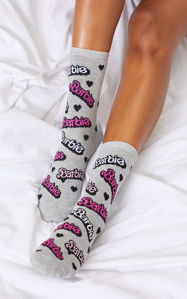 Barbie Logo Printed Socks