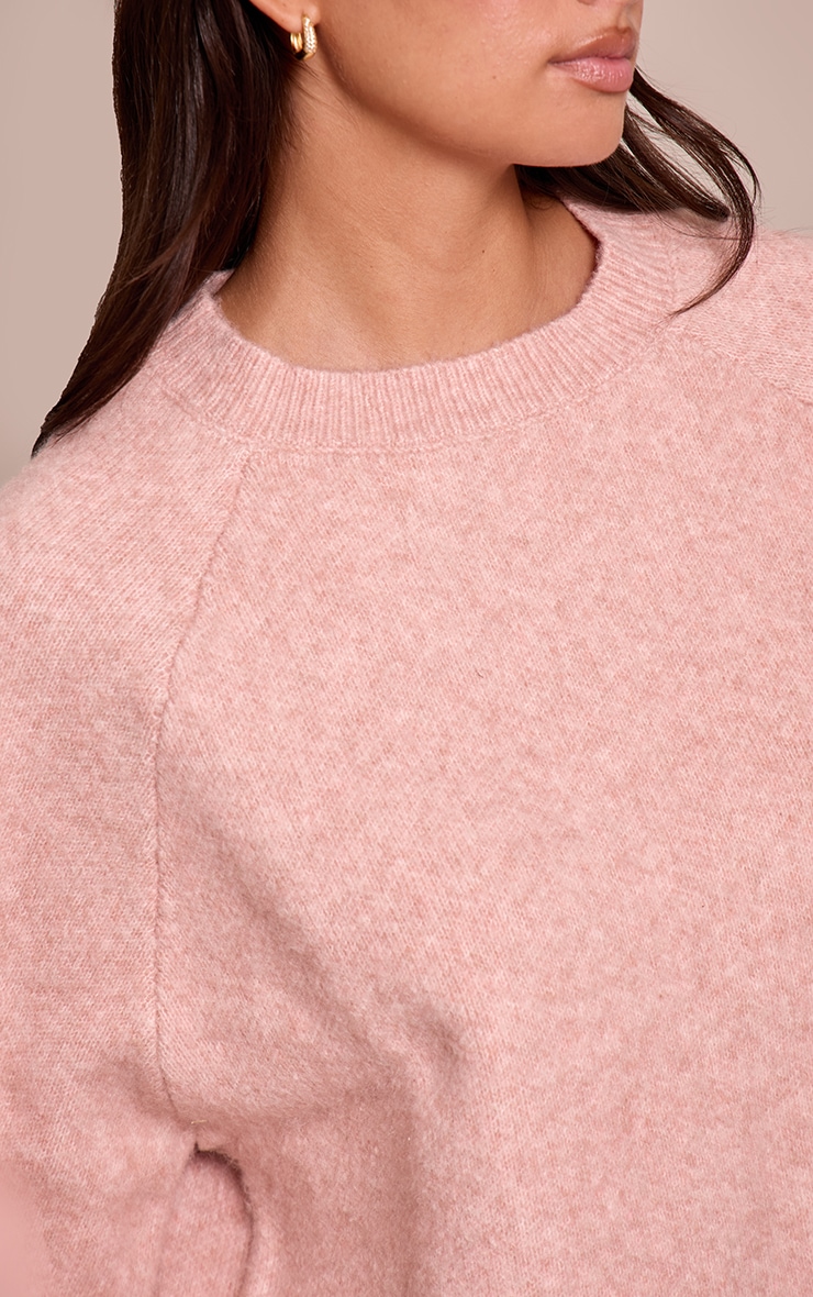 soft Pink Soft Knit T-shirt image 4