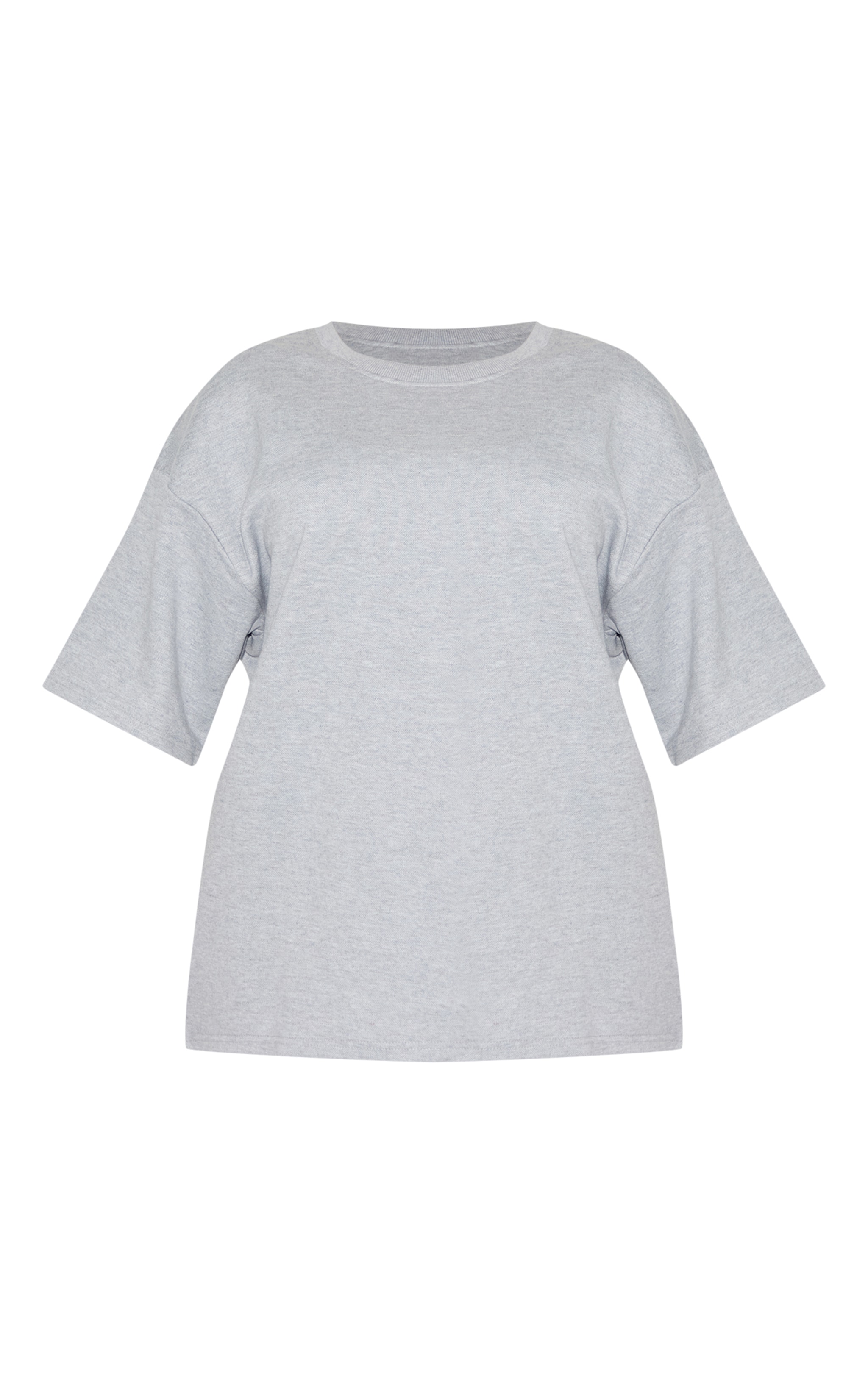 Plus Grey Jersey Oversized T-shirt image 5