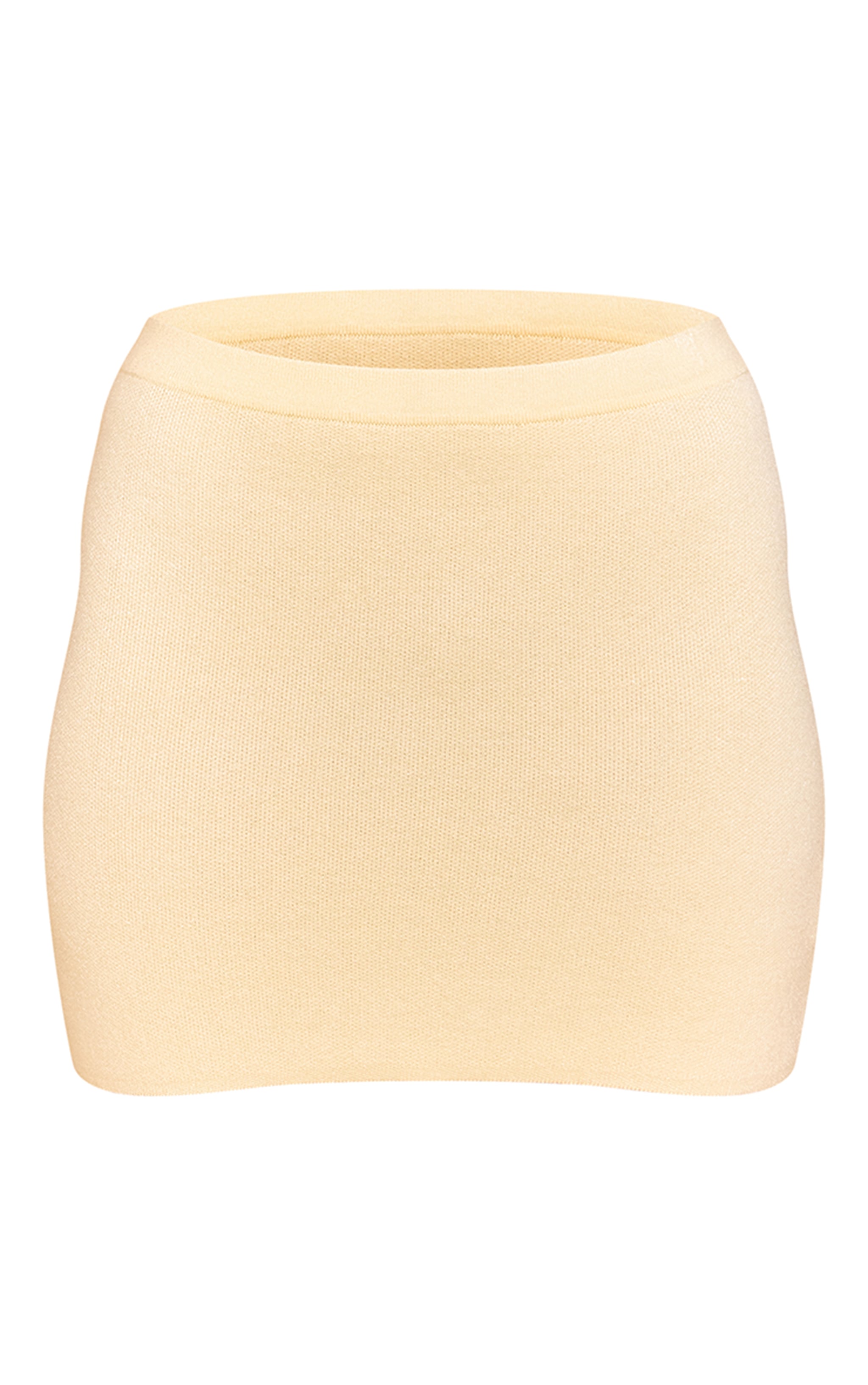 Lemon Fine Knit Mini Skirt image 6
