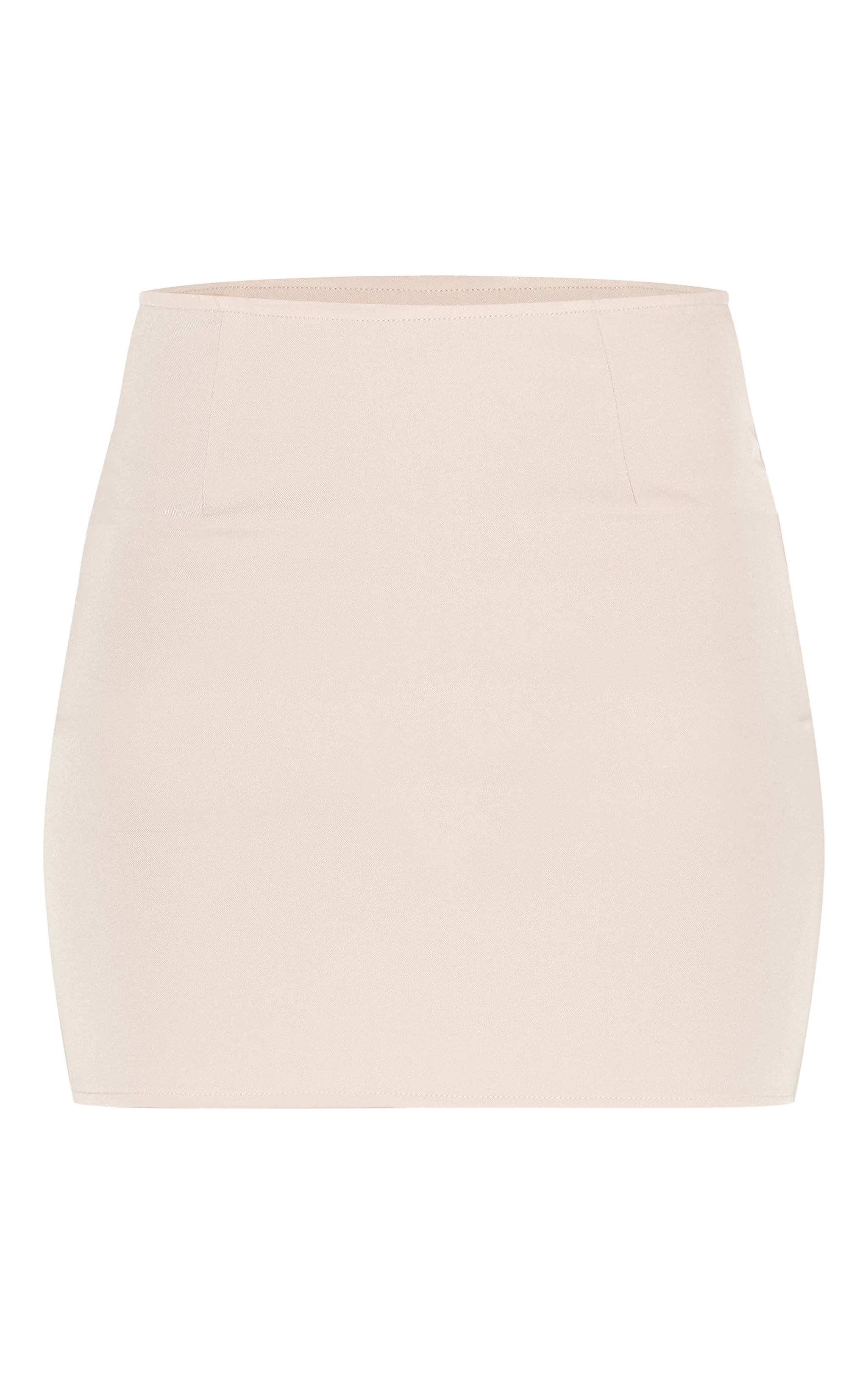 Tall Sand Woven Mid-rise Mini Skirt image 6