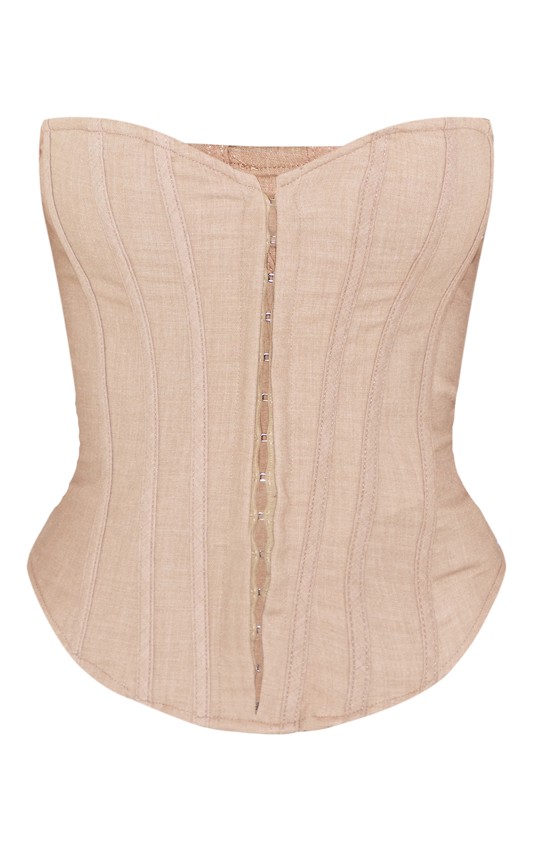 Shape Stone Lace Up Back Woven Corset image 5