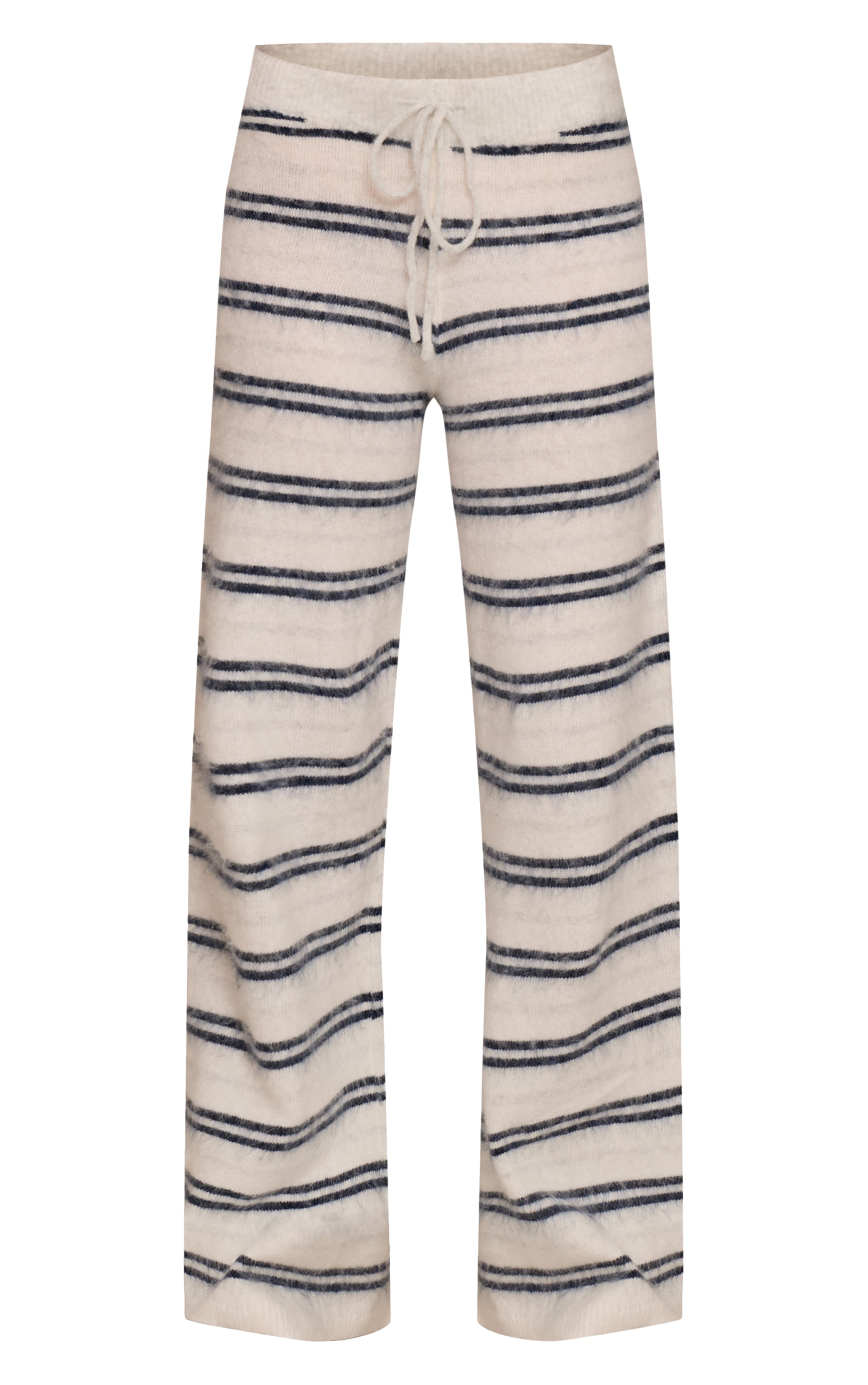 Tall Light Blue Brushed Aurora Striped Wide Leg Pants  image 5