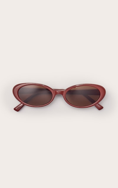 Lunettes de soleil à monture fine carrée écaille de tortue pâle