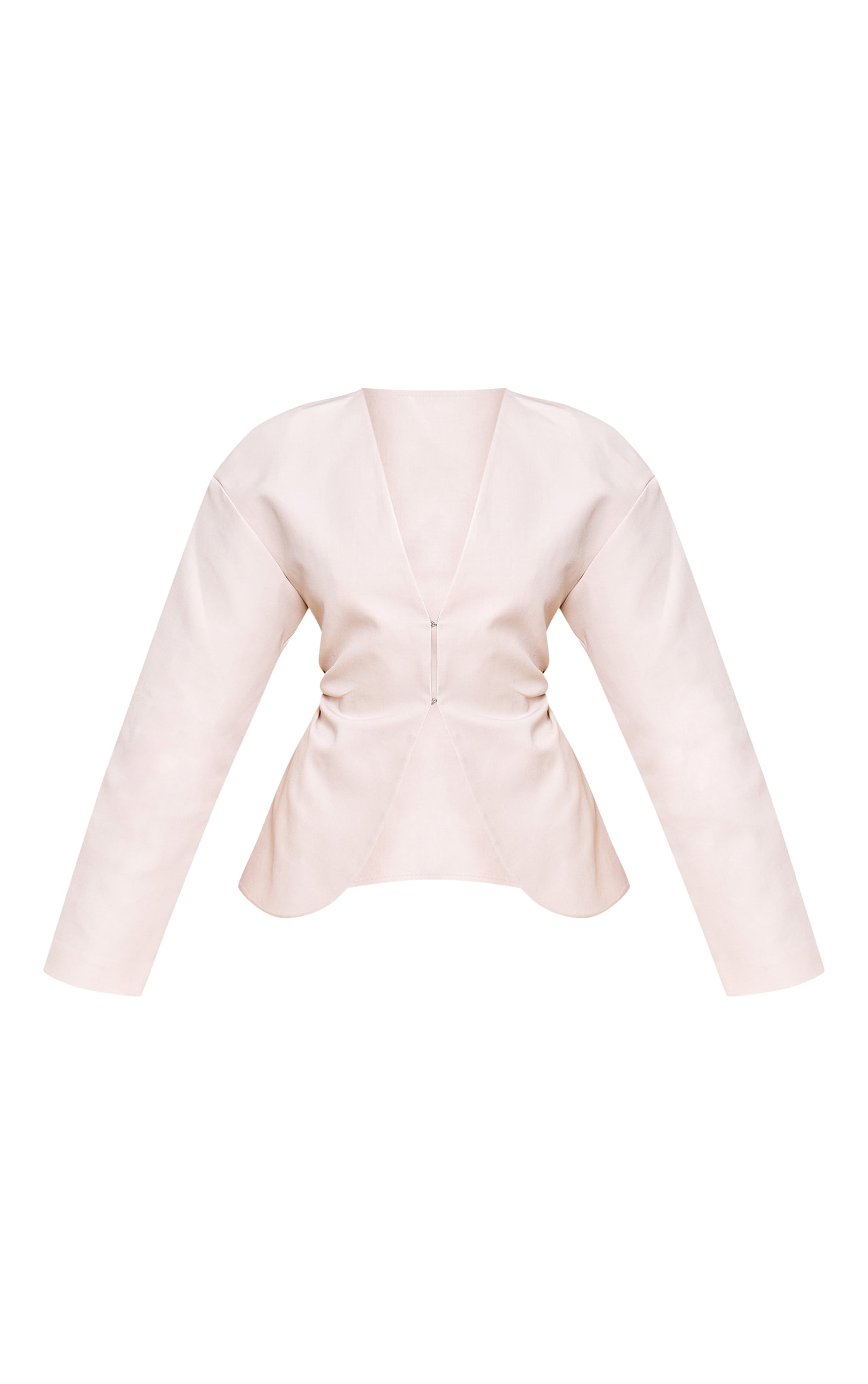 Blazer stretch écru à taille cintrée image 5