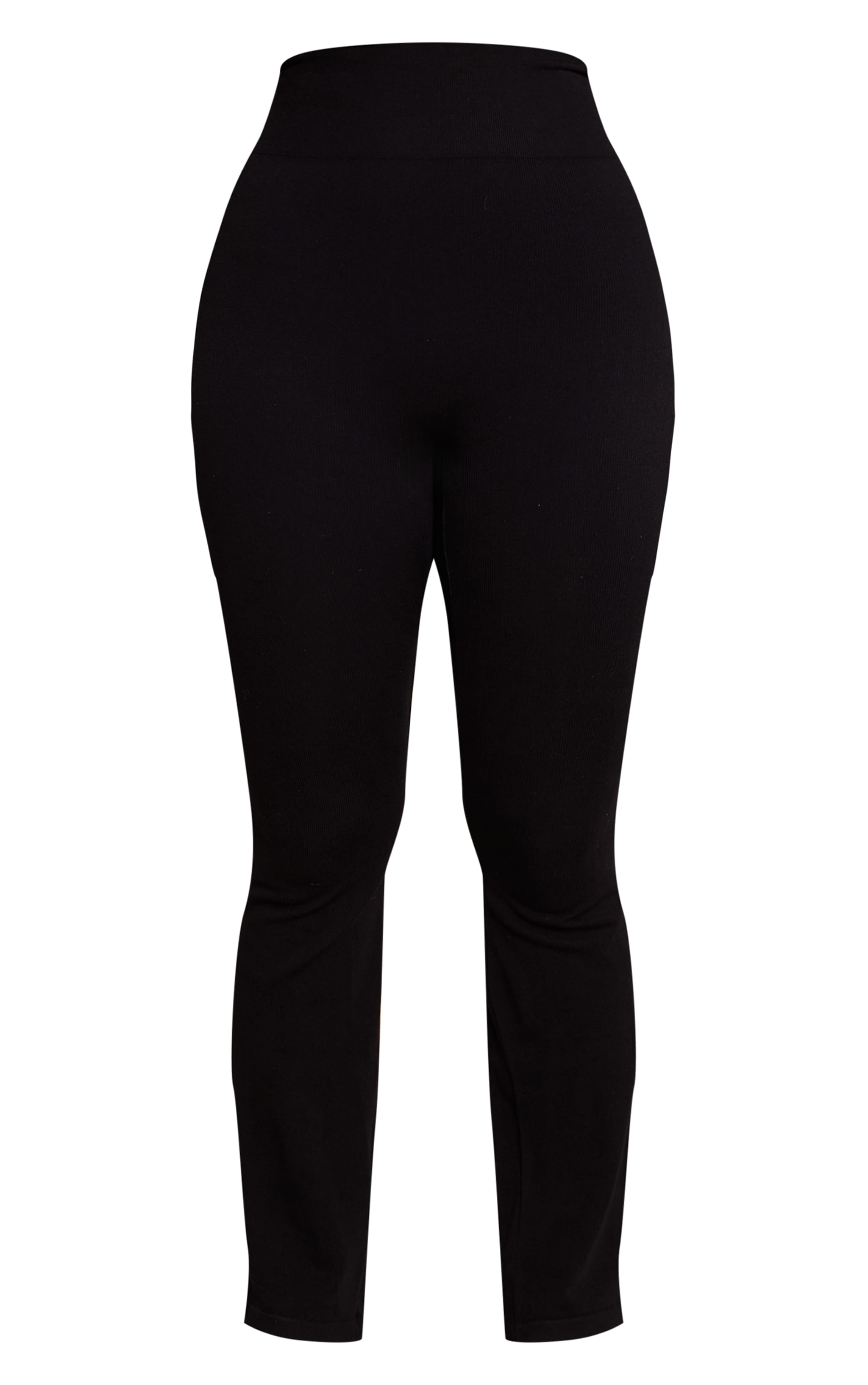 Shape Black High Waisted Seamless Wide Leg Pants image 5