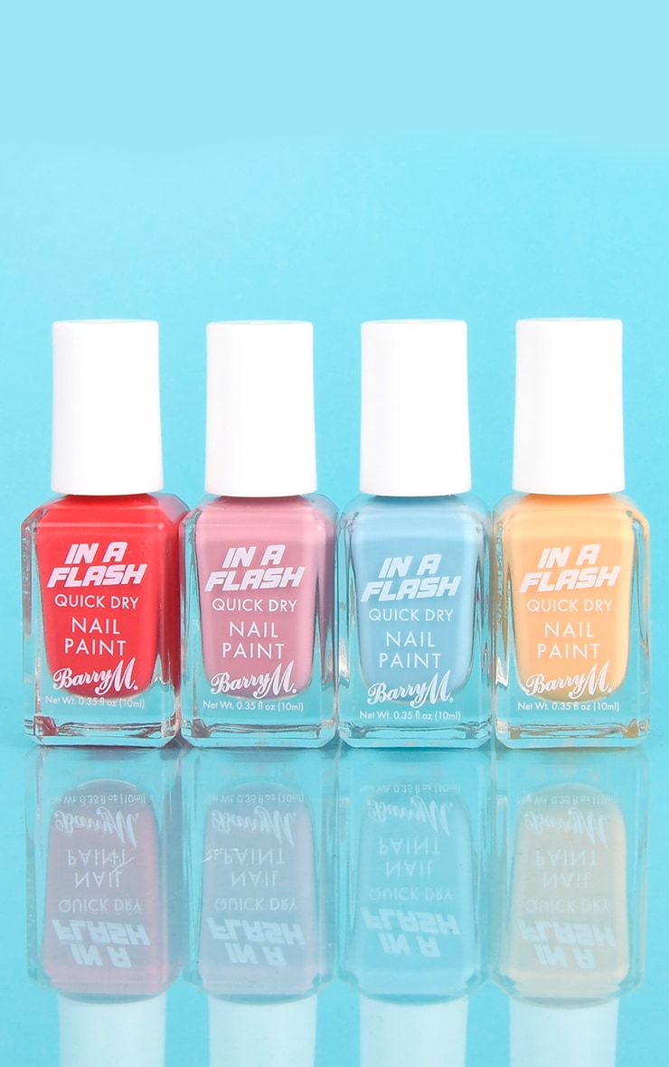 Barry M Quick Dry Nail Paint Speedy Sky Blue PrettyLittleThing