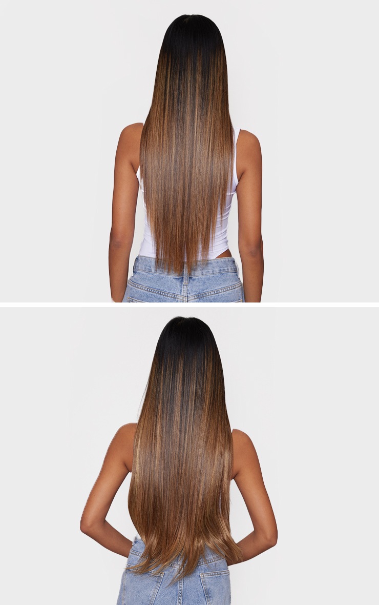 Lullabellz Thick Hair Extensions Mellow Brown PrettyLittleThing