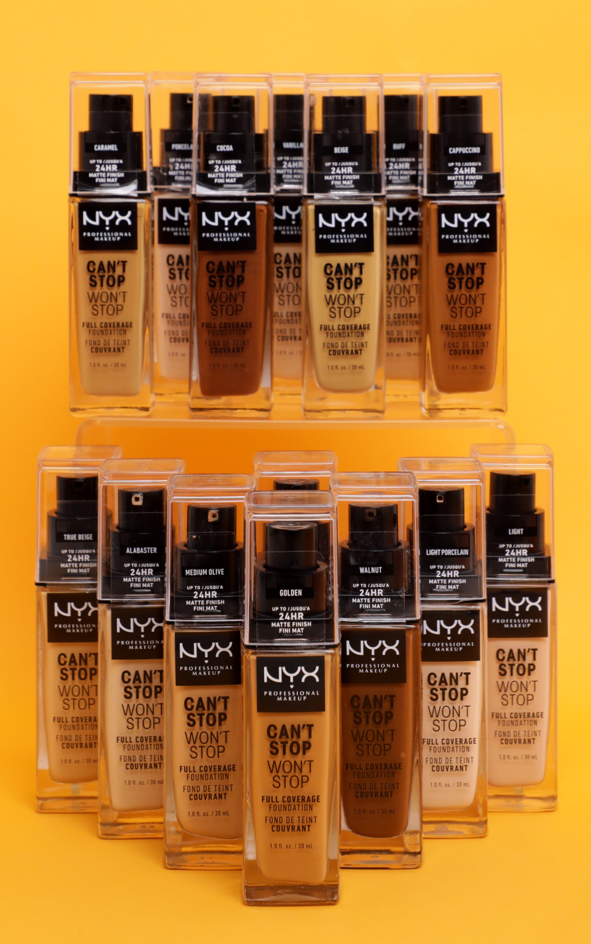 NYX PMU Makeup Can't Stop Won't Stop Full Coverage Foundation True Beige image 3