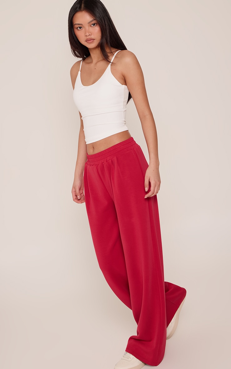 White Sculpt Strappy Longline Sports Bra image 3