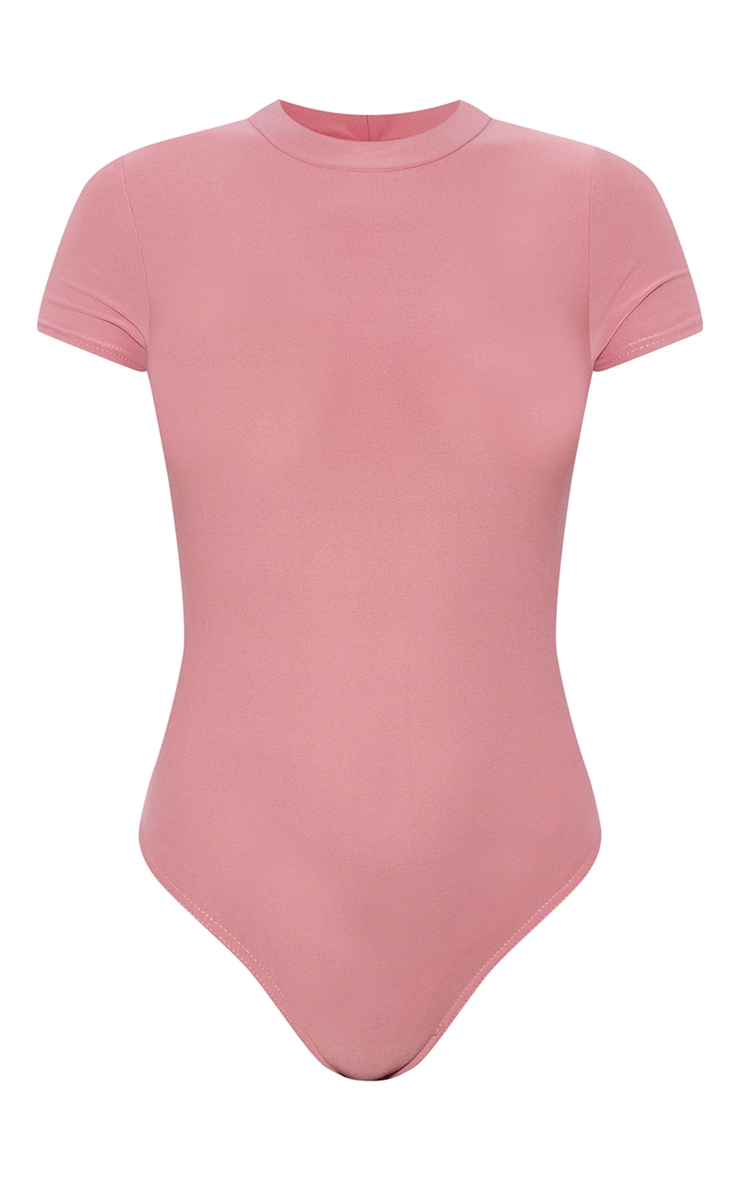 Pink Soft Touch Short Sleeve Bodysuit image 5