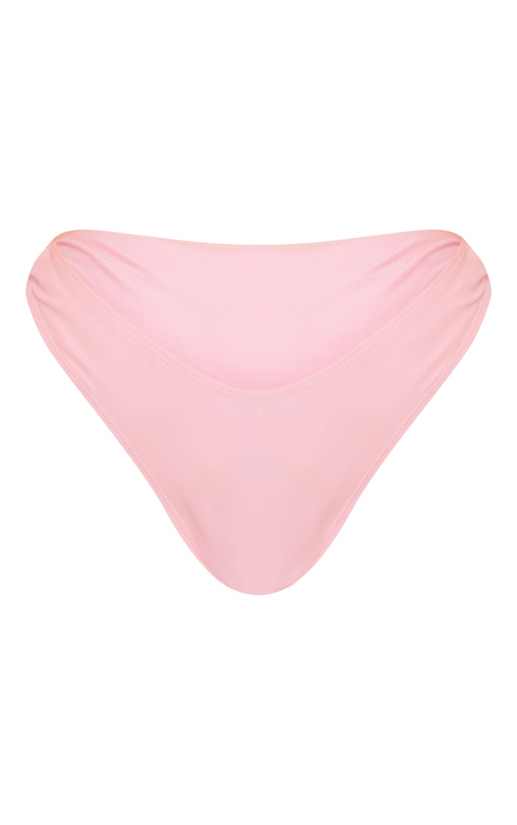 Pink High Leg Bikini Bottoms image 5