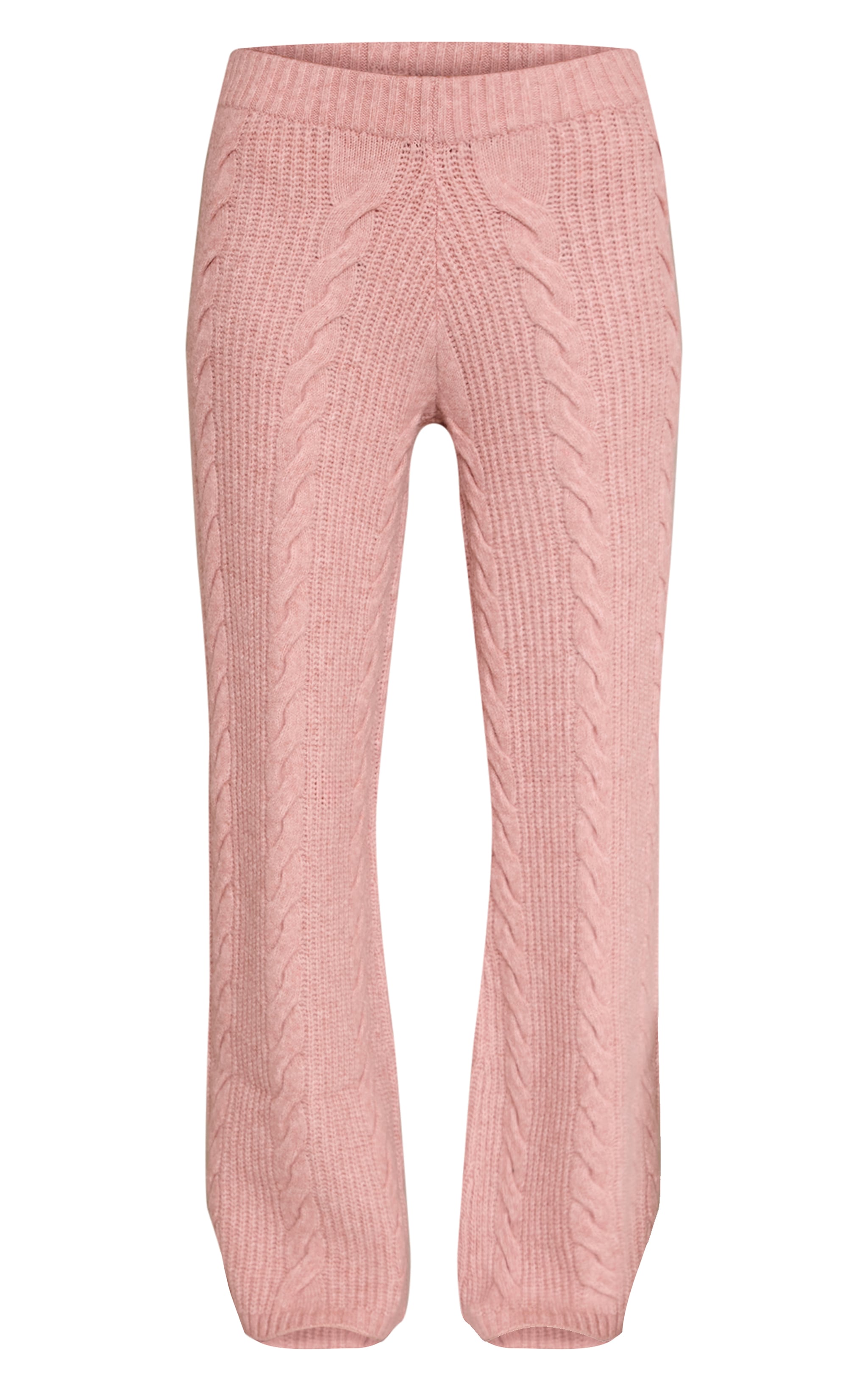 Pink Cable Knit Pants image 5