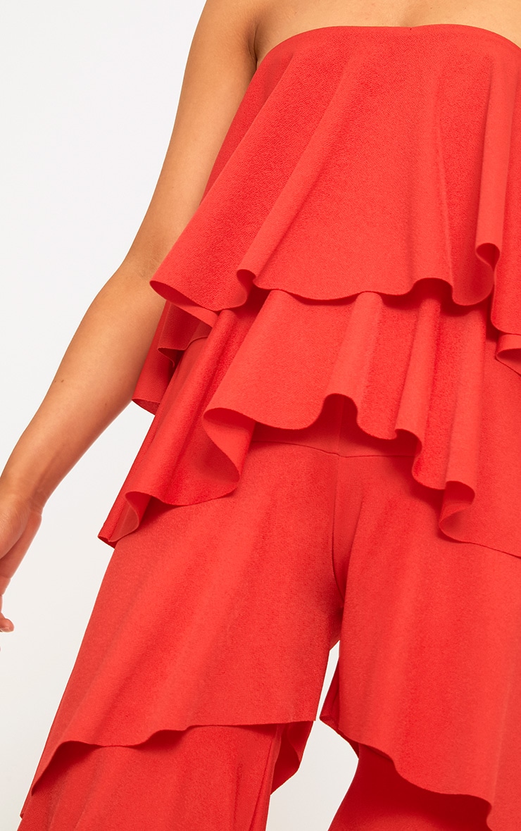 bardot red jumpsuit
