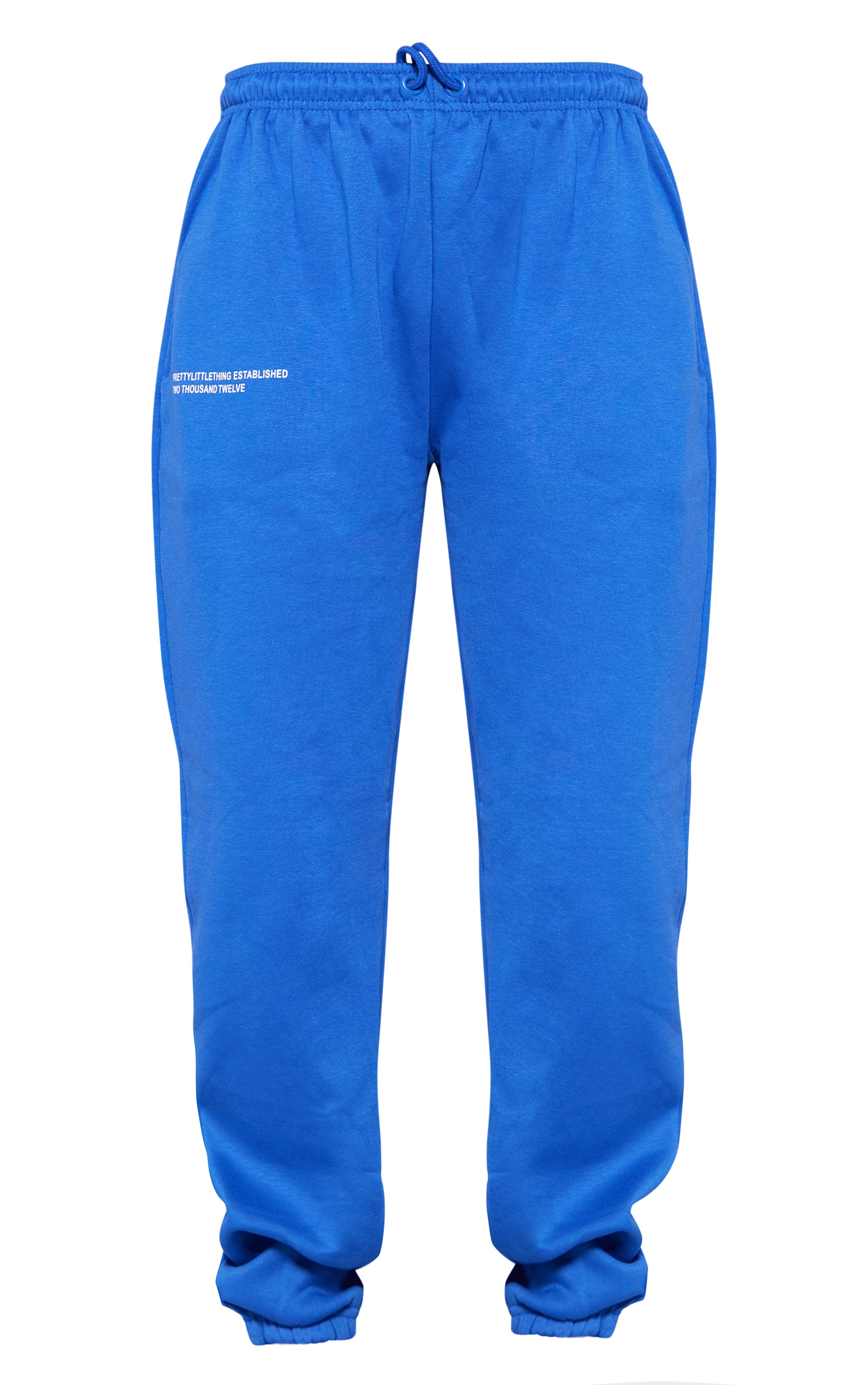 Bright Blue Prettylittlething Est 2012 Track Pant image 5