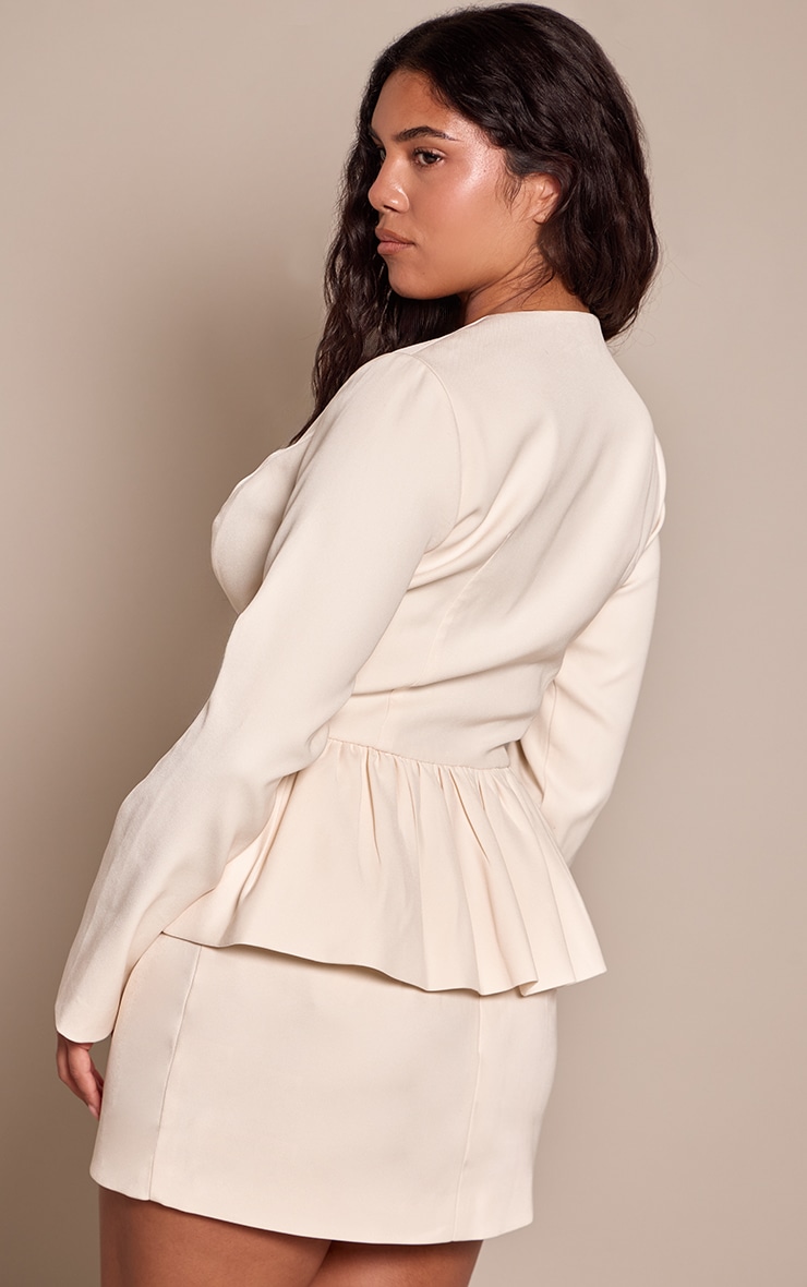 Shape Cream Woven Frill Detail Jacket  image 2