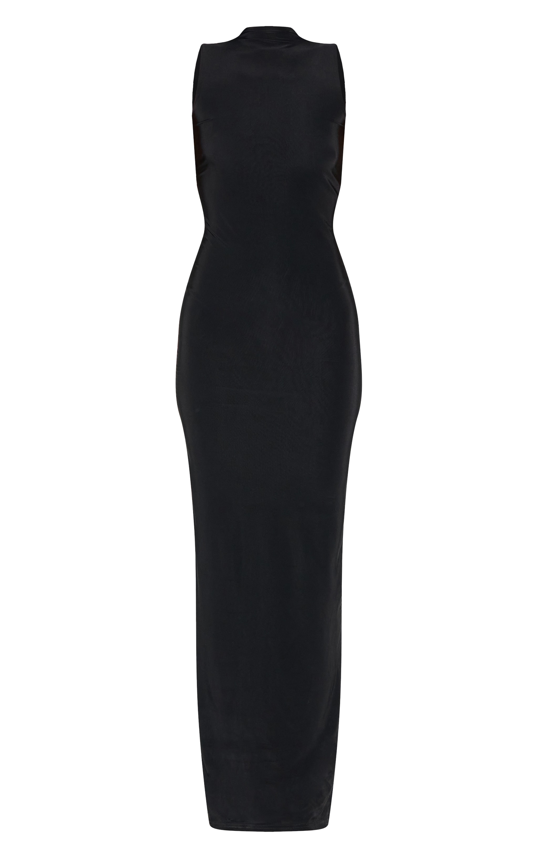 Tall Black Double Layer Sleeveless Maxi Dress | Tall Tall Black Double Layer Sleeveless Maxi Dress | Tall