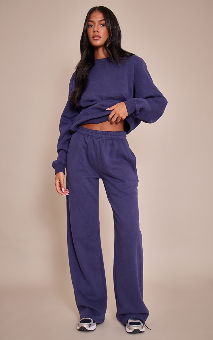 Tall Navy Straight Leg Sweatpants image 1