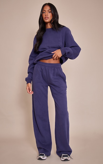 Tall Jogging en sweat droit bleu marine