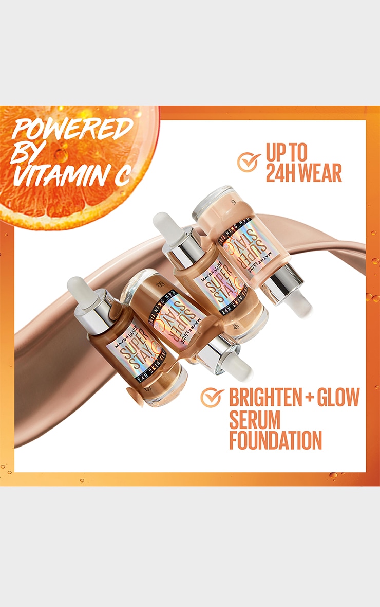 Maybelline Fluide teinté Super Stay 24H à la vitamine C Teinte 06 image 3