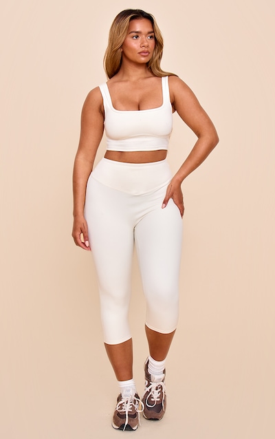Shape Butter Cream Active Sculpt Highwaisted Capri Leggings