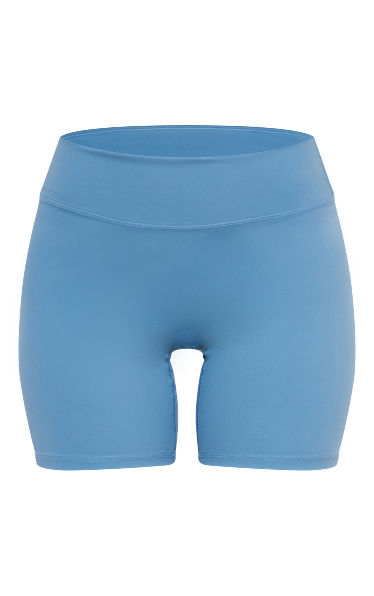 Short de sport taille haute en Sculpt bleu pétrole image 6