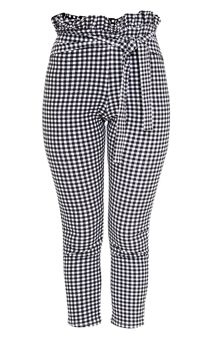 perlita black paperbag skinny trousers