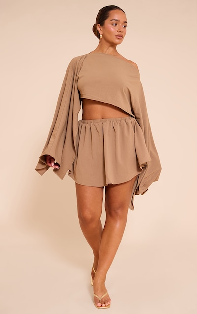 Shape Stone Hammered Satin Floaty Shorts