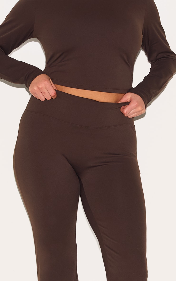 Espresso Sculpt Straight Leg Yoga Pants image 9
