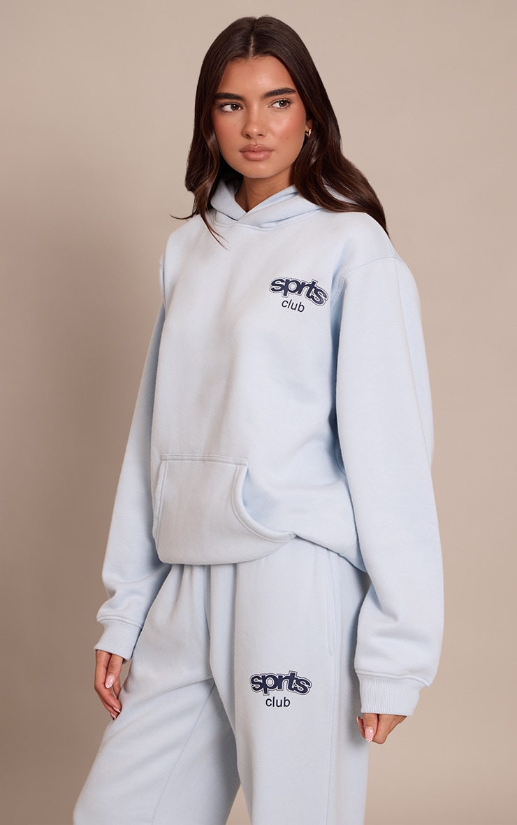 Light Blue PLT Sports Club Pullover Hoodie
