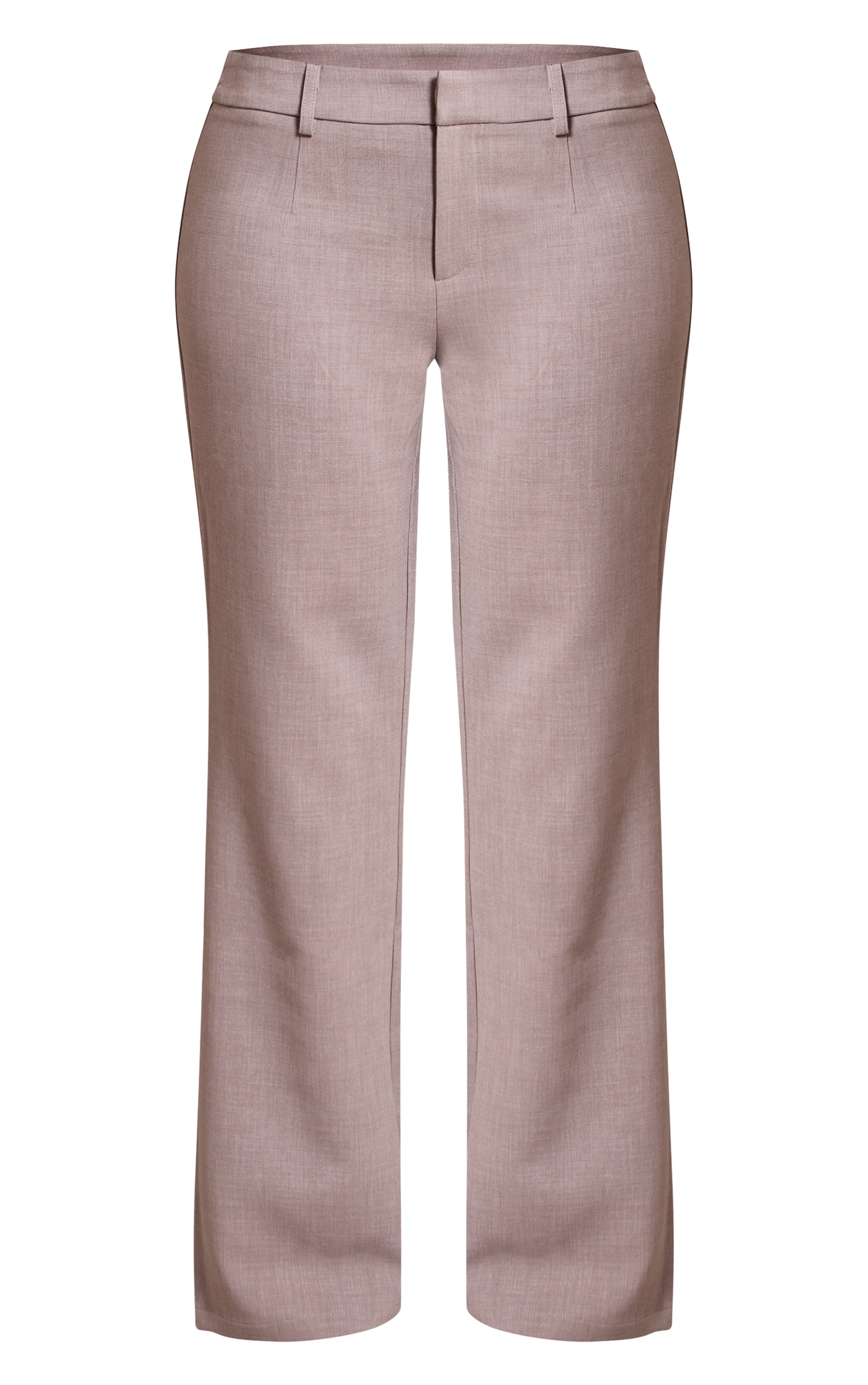Petite Ash Grey Wide Leg Tailored Pants image 5