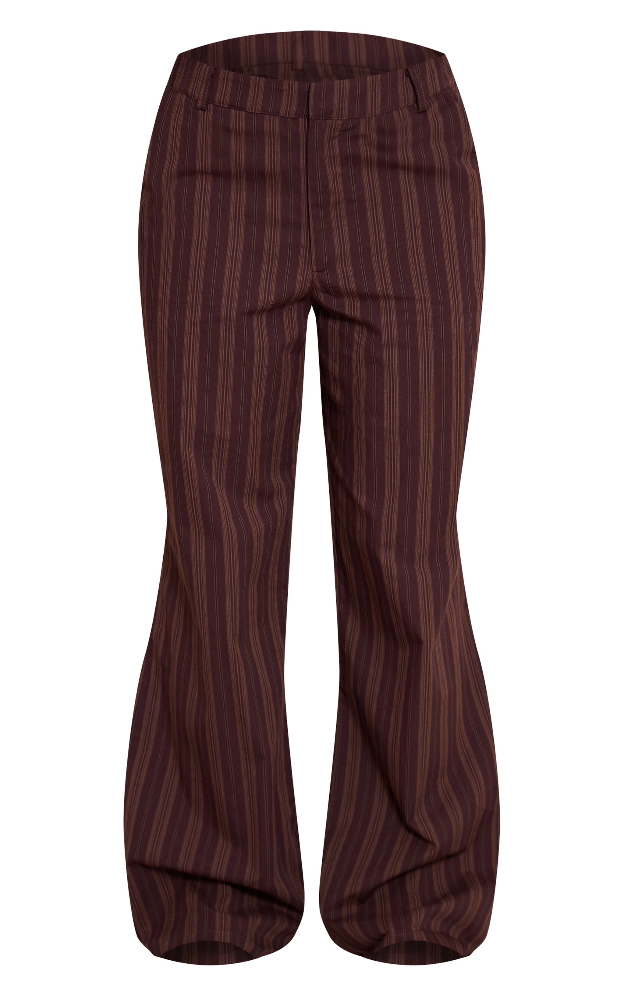 Petite Chocolate Stripe Wide Leg Pants image 5