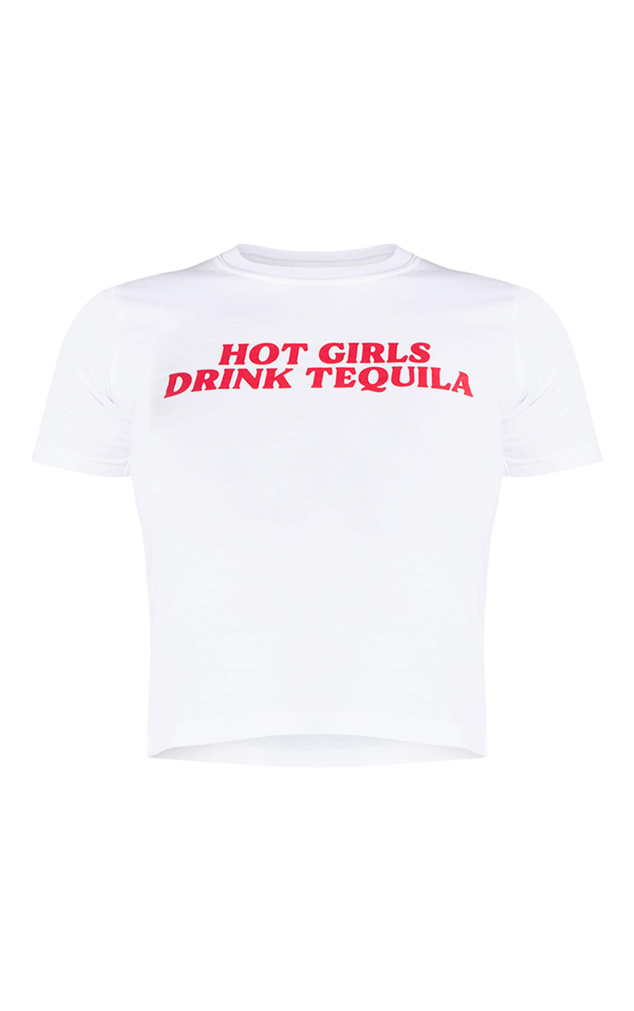 T shirt blanc imprimé Hot Girl image 5