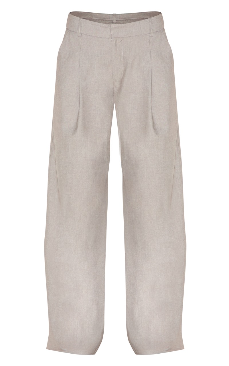 Wide Leg Double Pleat Trouser main image 1