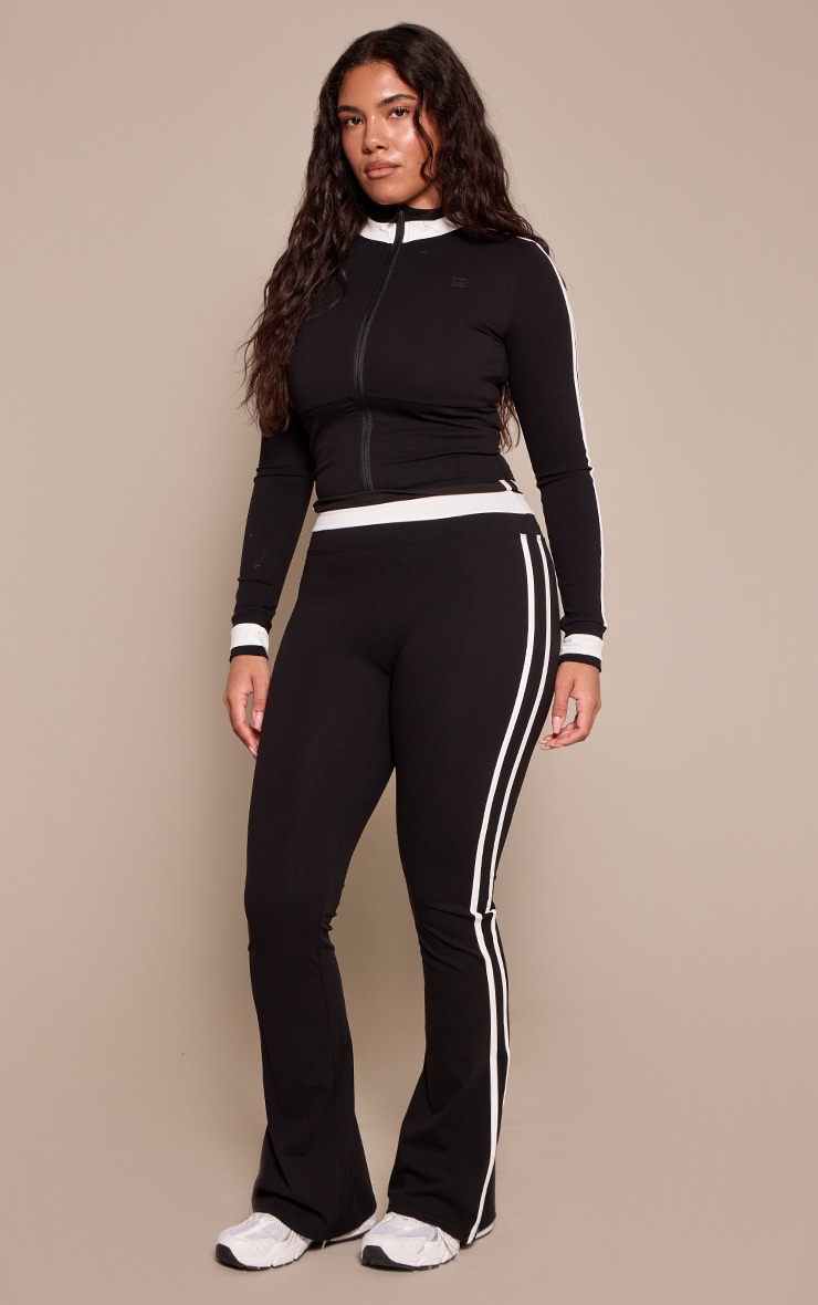 Shape Black Sculpt Contrast Zip Up Corset Jacket image 3