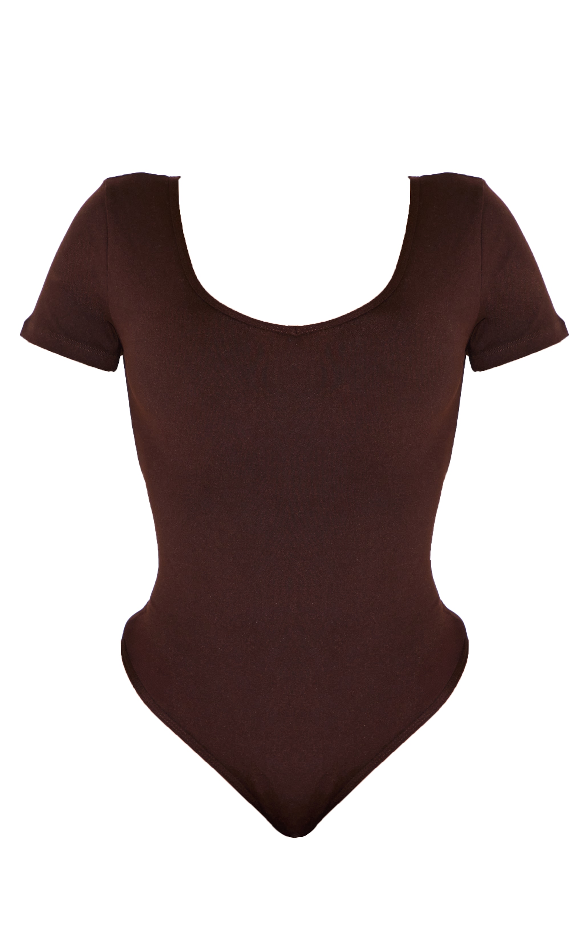 Shape Chocolate Sculpted V Neck Short Sleeve Bodysuit image 2