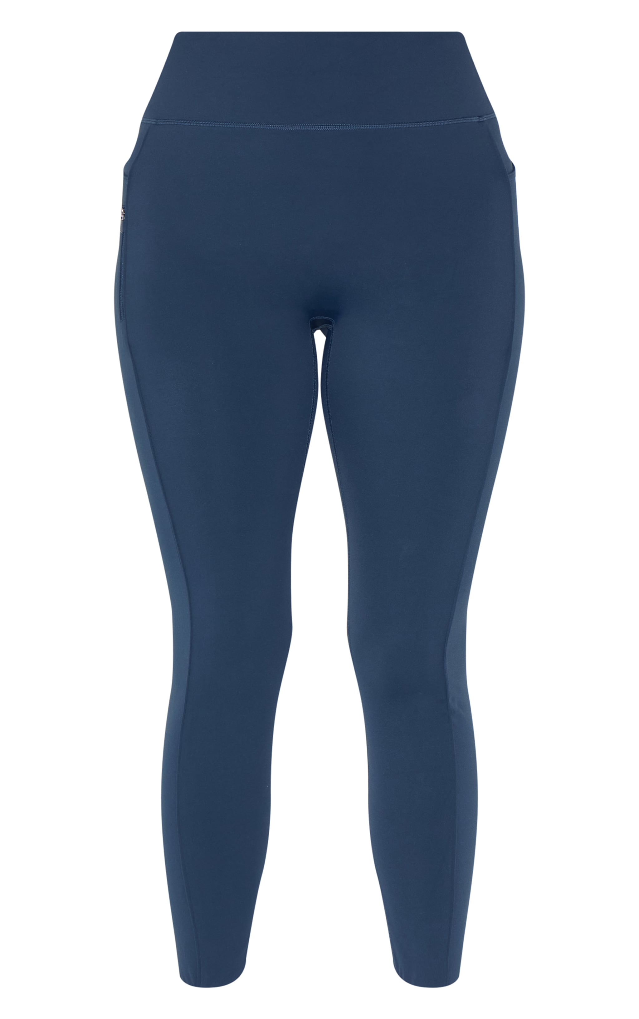 Midnight Blue Sculpt Side Pocket Gym Leggings image 5
