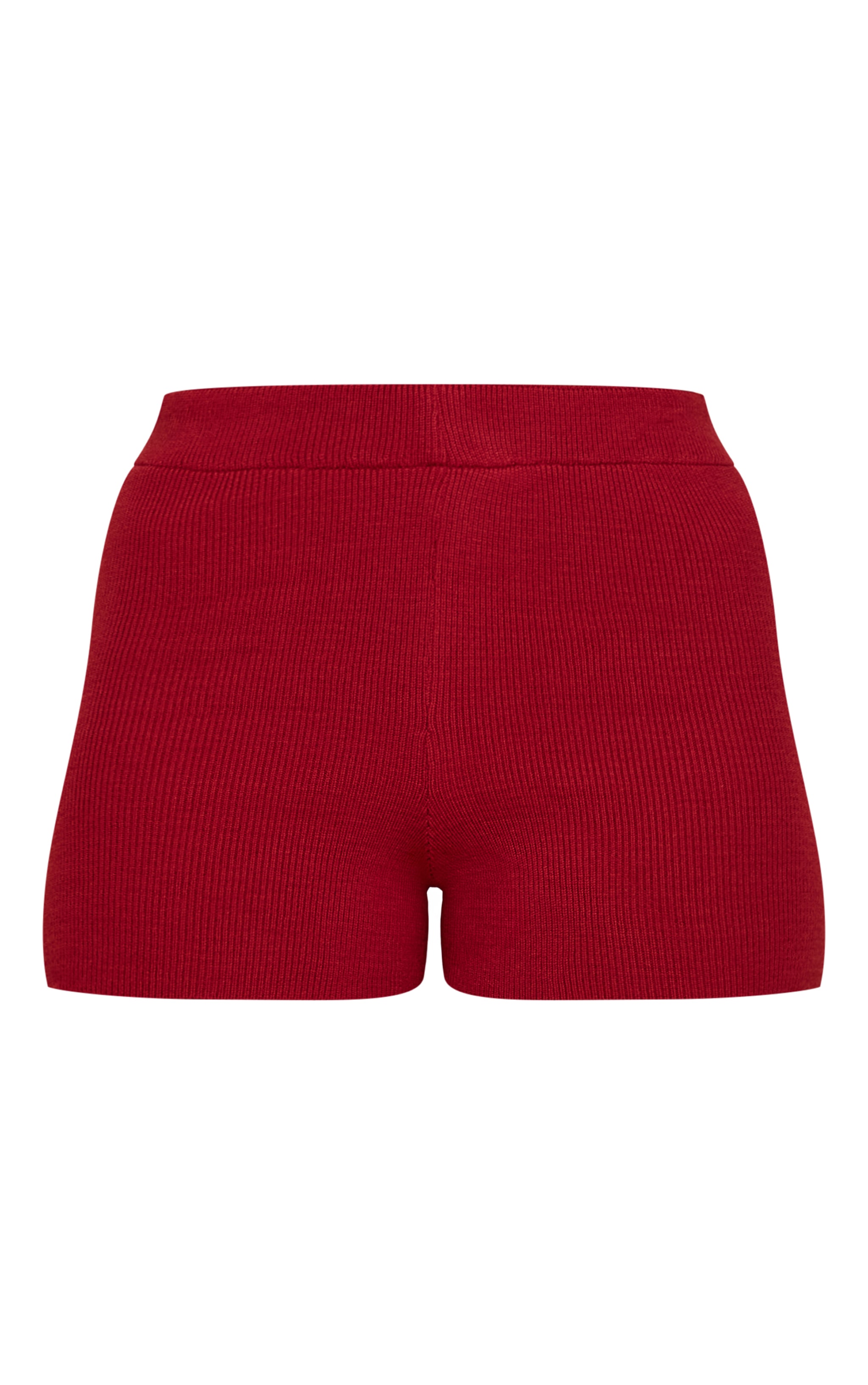 Mini short en maille compacte rouille image 6