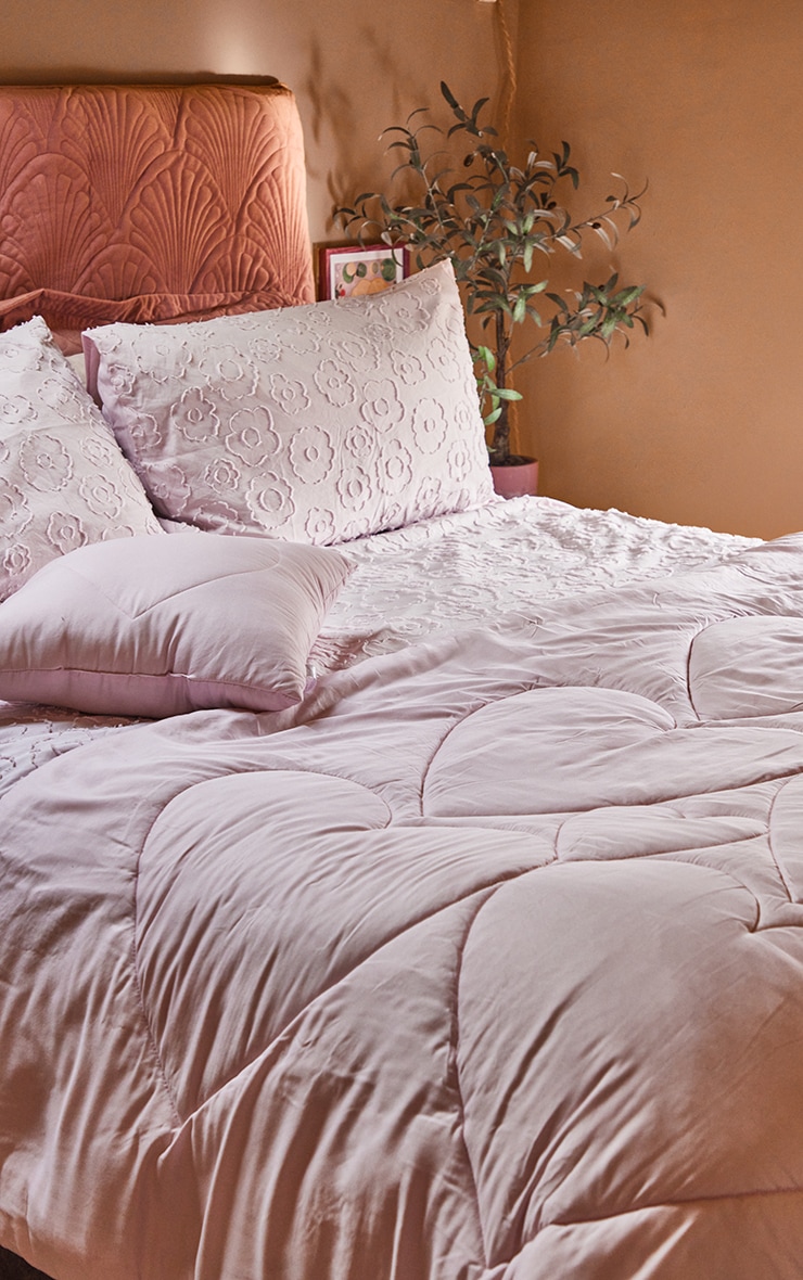 Pink Heart Padded Throw Home & Beauty PrettyLittleThing AUS