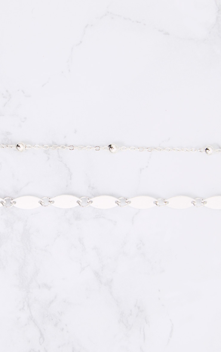 Livie Silver Double Belly Chain Accessories PrettyLittleThing