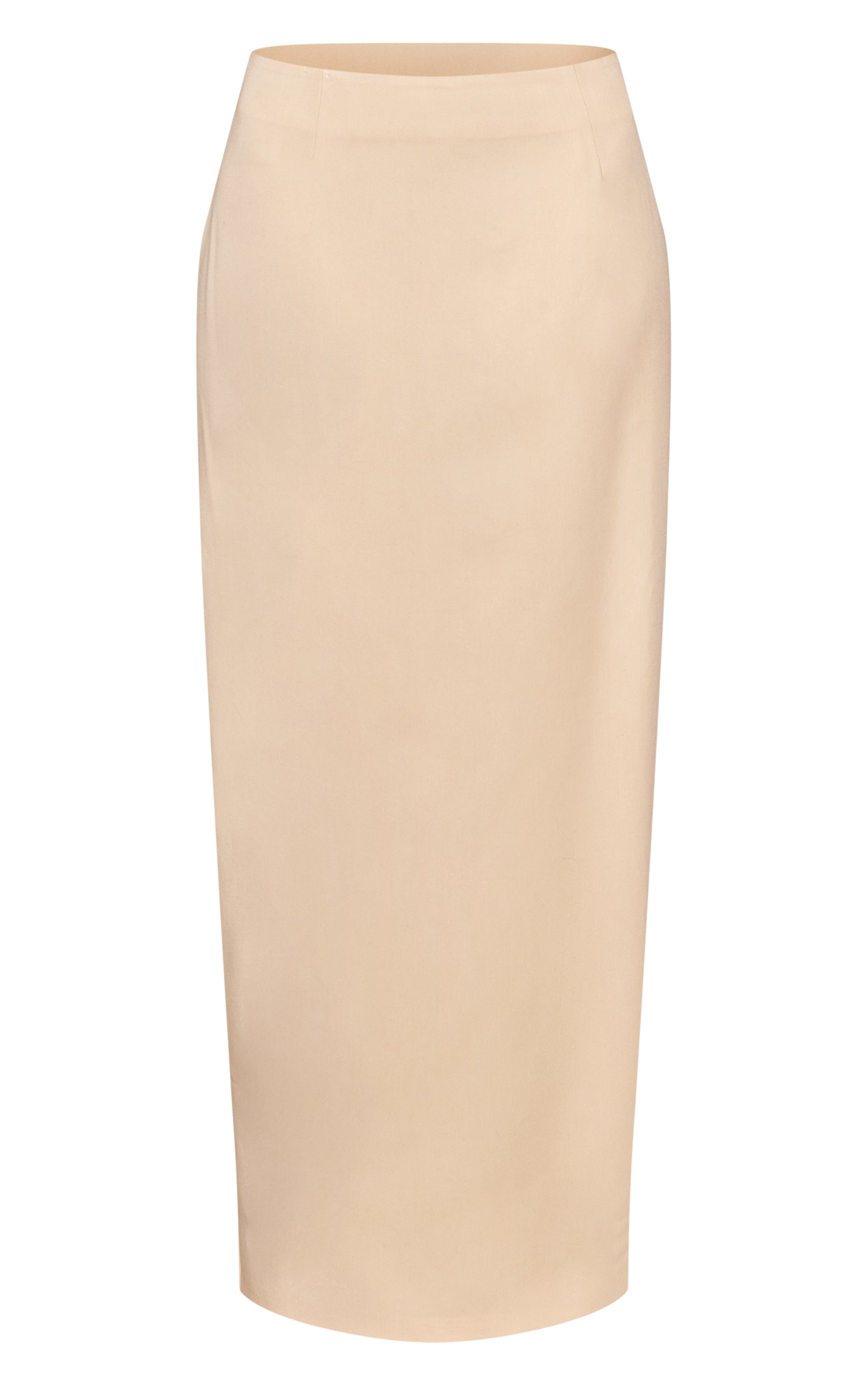 Almond Long Tailored Maxi Skirt image 5