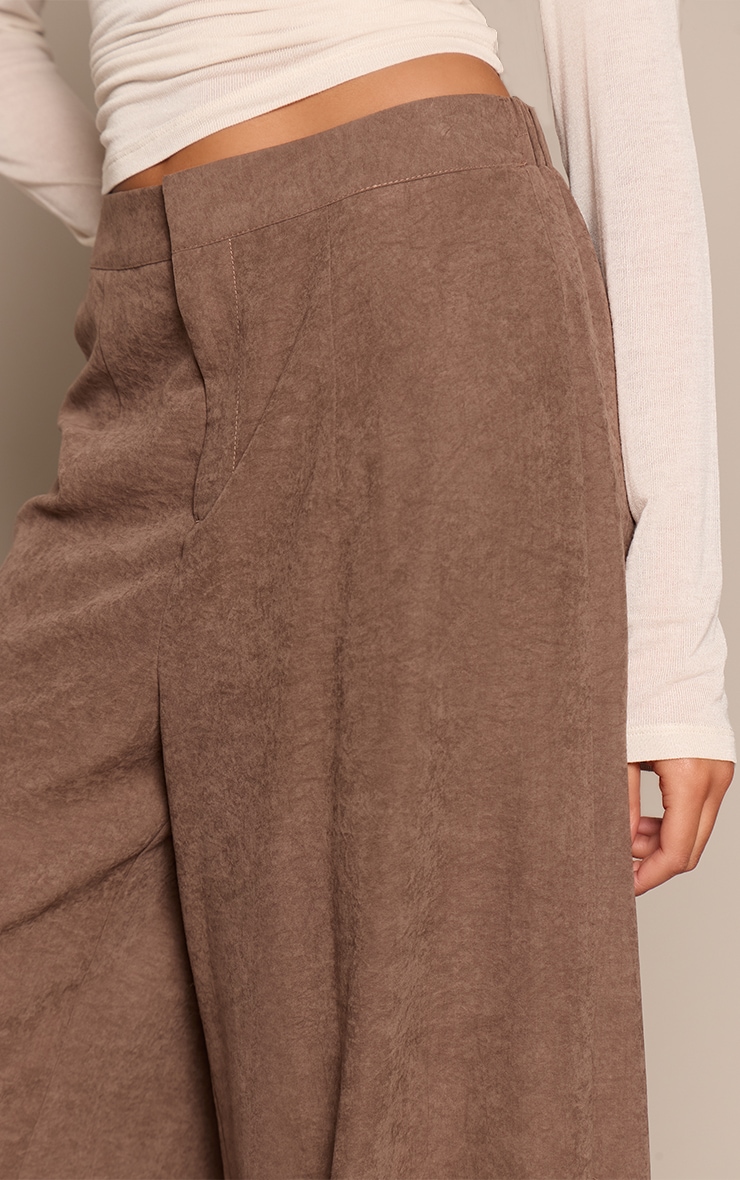 Mushroom Peach Skin Cuffed Leg Pant image 4