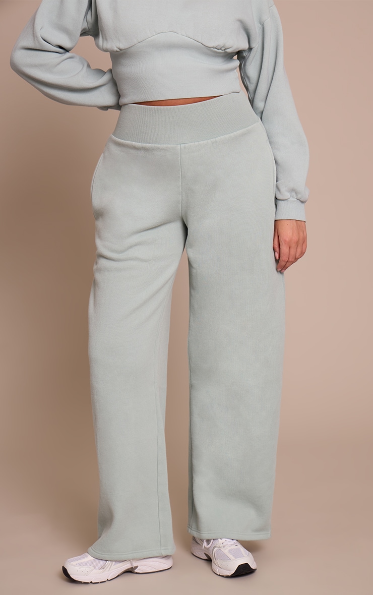Shape Mint Green Cinched Waist Sweatpant image 2