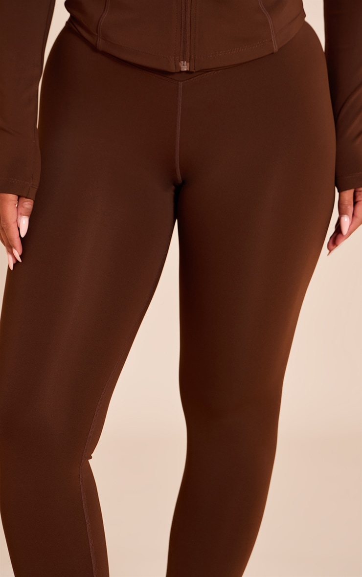 Shape Chocolate Sculpt Wrap V Front Leggings image 4