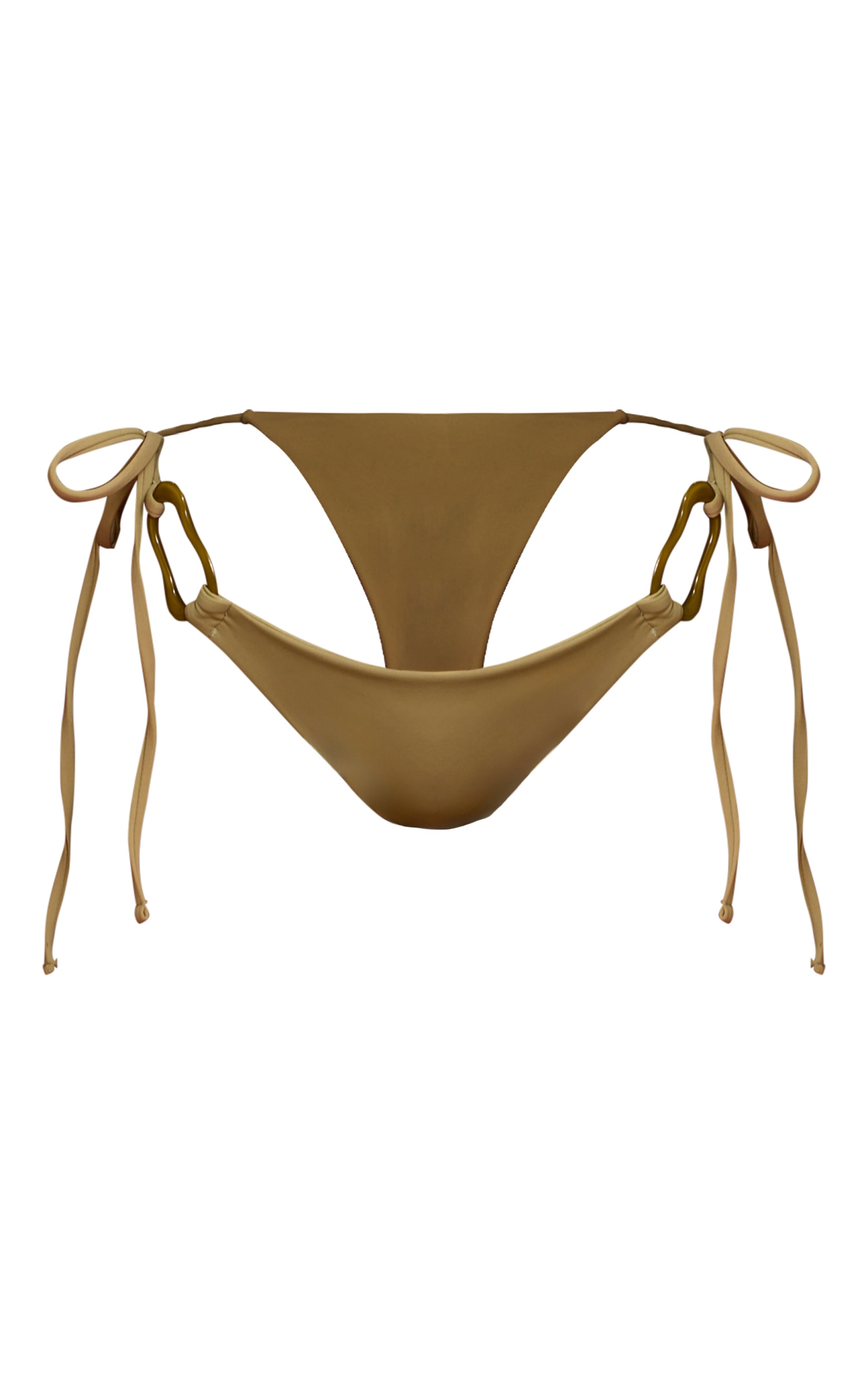 Sage Resin Trim Tie Side Bikini Bottoms image 5