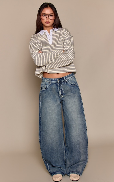 Vintage Low Rise Barrel Jeans