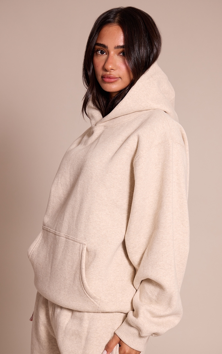Petite Hoodie pullover oversize avoine image 1